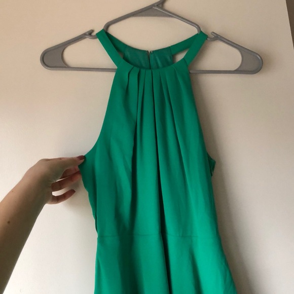 Green A-line Dress - Picture 2 of 3